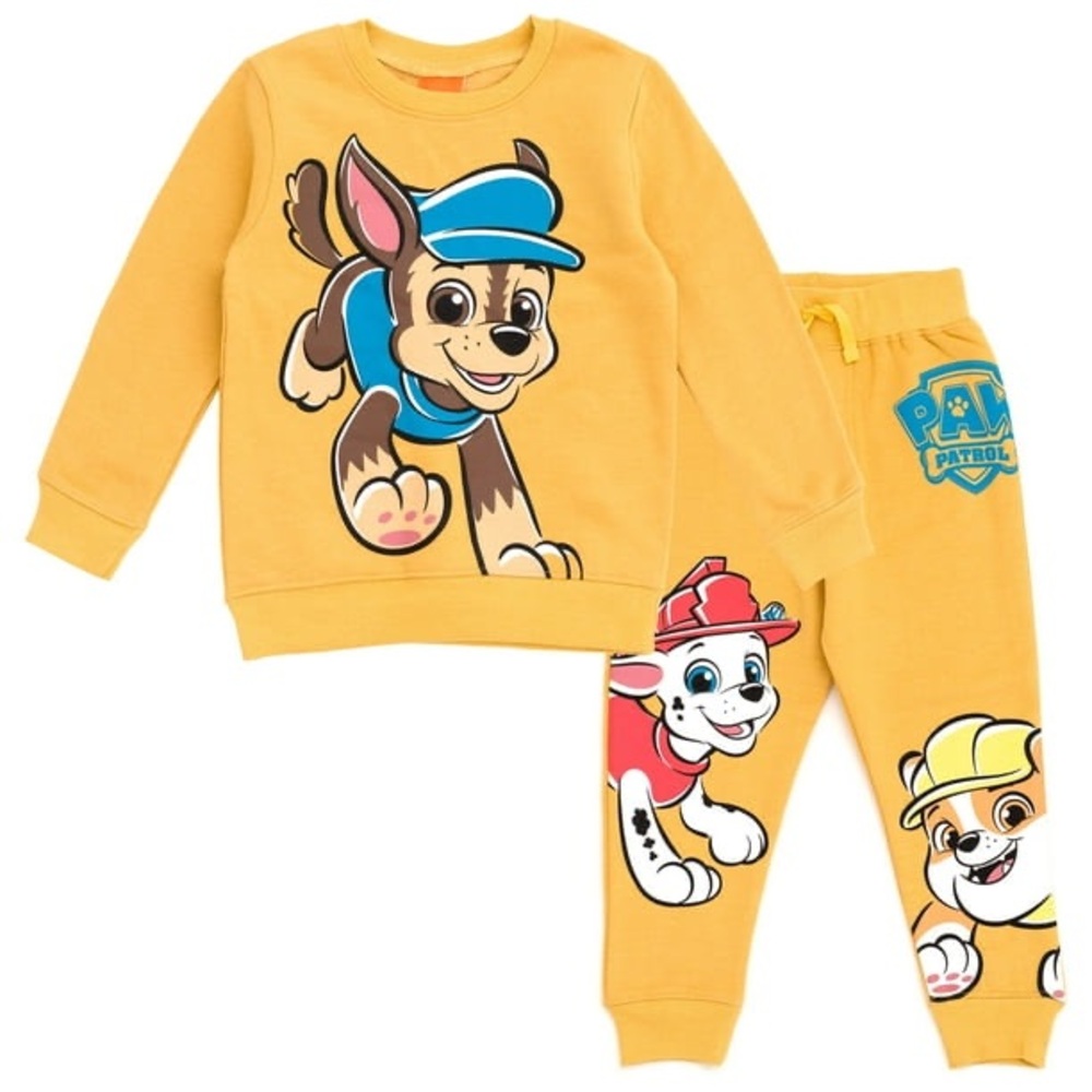Nickelodeon Yellow Paw Patrol Kids Matching Set